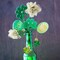 36 Pieces St Patrick's Day Mini Shamrock Ornaments for Small Tree Decorations Good Luck Clover Hanging Bauble Green Trefoil Irish Ornaments for Saint Patrick's Day Tree Shelf Decor Party Favors Supplies
